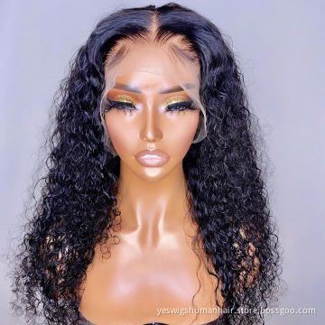 Yeswigs Hd Full Afro Kinky Curly Lace Front Wig Raw Indian Virgin Natural Human Hair Lace Frontal Wig For Black Women Human Hair